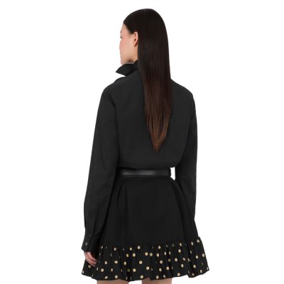 THE COTTON POPLIN JACQUARD SHIRT
